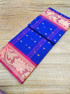 Maasaree Self Design Tant Pure Cotton Saree