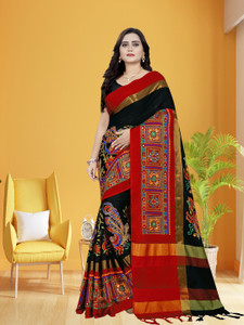 Divastri Embroidered Bollywood Cotton Silk Saree