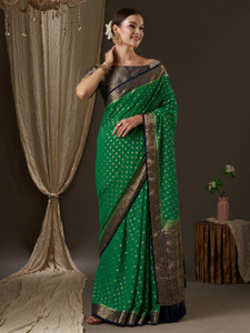 Divastri Woven Banarasi Georgette Saree