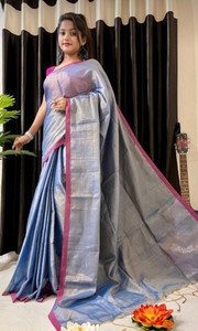 matri textile Woven Bollywood Tissue Saree