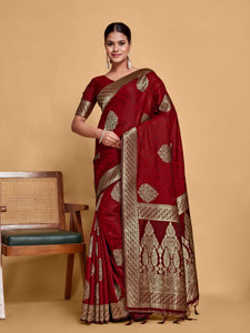 MIMOSA Woven Kanjivaram Art Silk Saree