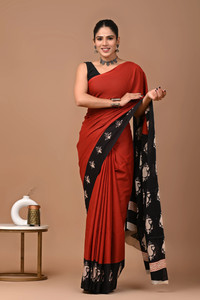 Tetarwal Printed Daily Wear Pure Cotton Saree
