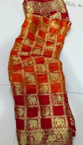 SONAM SAREES Self Design Banarasi Art Silk Saree