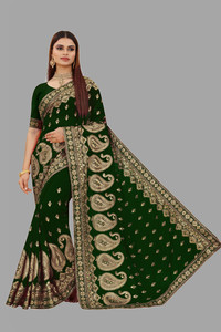 Divastri Embellished, Embroidered Bollywood Georgette Saree