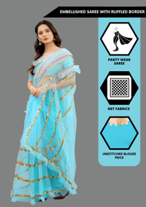 Yashvi Designer Embellished Bollywood Net Saree