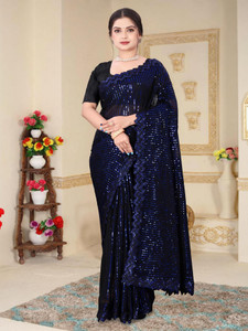 watay Embroidered Bollywood Georgette Saree