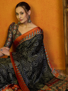 Divastri Printed Daily Wear Satin Saree