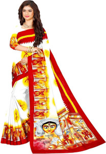 Bhadra Printed Handloom Handloom Pure Cotton Saree