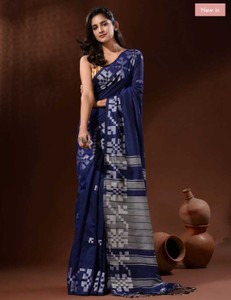 sdn Woven Tant Handloom Pure Cotton Saree