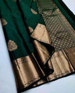 Kartvya Woven Kanjivaram Jacquard, Pure Silk Saree