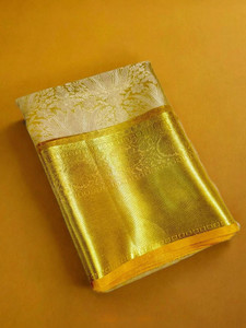Grihasta Woven Kanjivaram Tissue Saree