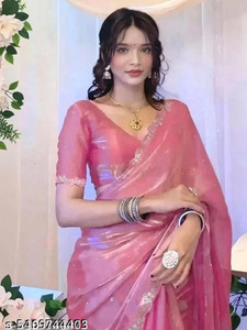 NITYA Self Design Bollywood Organza Saree