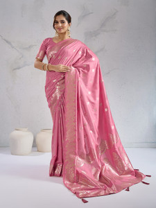Pbs Prints Woven Banarasi Art Silk Saree