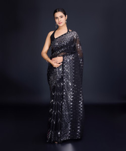 Divastri Embellished Daily Wear Georgette Saree