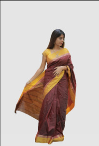 KANYAKUMARI FASHION Woven Arani Pattu Pure Silk Saree