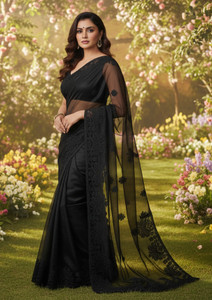 Vijay Fashion Embroidered Bollywood Net Saree