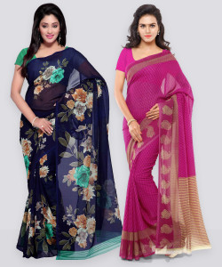 Anand Sarees Printed Daily Wear Georgette Saree