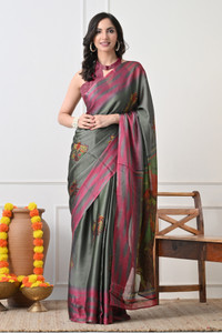 MIRCHI FASHION Printed Daily Wear Chiffon, Georgette Saree