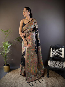Tasrika Woven Bollywood Silk Blend Saree