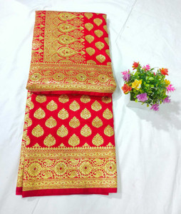 LYANNA Woven Banarasi Handloom Silk Blend Saree