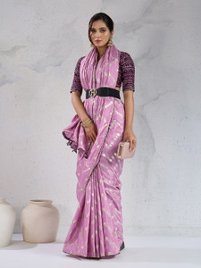 Pbs Prints Printed Bollywood Silk Blend Saree