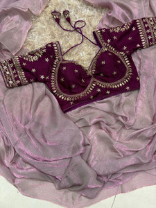 HouseOfCommon Embellished Bollywood Chiffon Saree