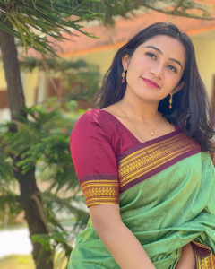 Fashion Club Collection Woven Bollywood Cotton Silk Saree