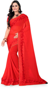 Arriva Fab Applique Bollywood Georgette Saree
