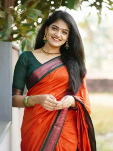 Fashion Club Collection Woven Maheshwari Cotton Silk Saree