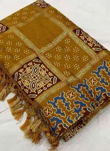 SSHAGUN LIFESTYLE Printed Patola Silk Blend Saree