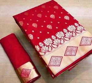 Pionex Woven Banarasi Jacquard, Pure Silk Saree