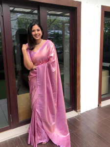 K SALIYA Woven Banarasi Jacquard Saree