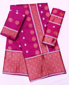 agarwal silk Printed Dokhona Art Silk Saree