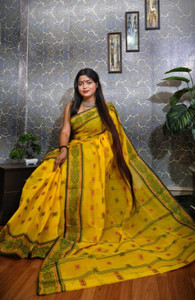 Aishani tant saree ghar Printed Tant Pure Cotton Saree