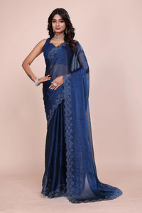 Indian Fashionista Embellished Bollywood Jimmy choo Saree