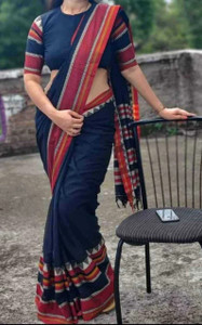 Sampa Das Self Design Handloom Pure Cotton Saree