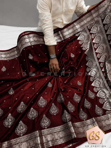 GS creation Embellished Banarasi Art Silk Saree