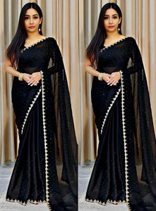 kealawomenclothing Embellished Daily Wear Satin Saree