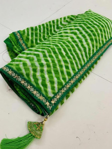 Salco Striped Daily Wear Georgette Saree