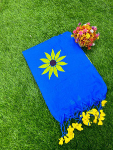 Abharani Saree Kuhir Printed Bollywood Cotton Blend Saree