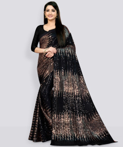 Clemira Embellished Bollywood Georgette Saree