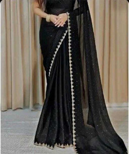 ELITEFOLIO Self Design Bollywood Net Saree