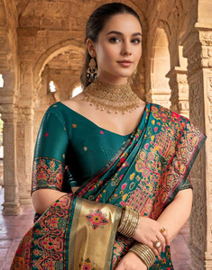 Satrani Woven Banarasi Pure Silk Saree