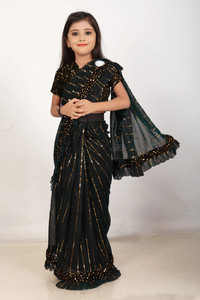 Mishri Fashion Fab Embellished Bollywood Supernet Saree
