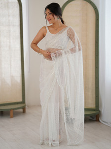 ANOUK Embellished Bollywood Net Saree