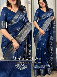 Dhanlaxmi CreationLLP Woven Bollywood Muslin, Jacquard Saree
