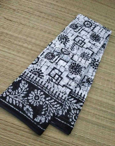 Koyel Hand Painted Manipuri Cotton Blend Saree