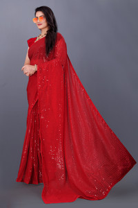 DDRS Fashion Embroidered Bollywood Georgette Saree