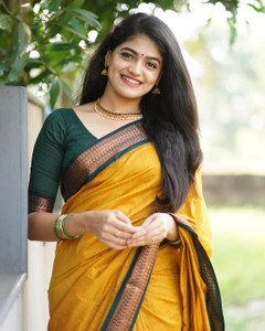 Fashion Club Collection Woven Maheshwari Cotton Silk Saree