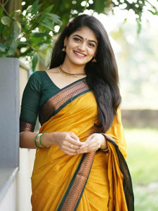 Fashion Club Collection Woven Maheshwari Cotton Silk Saree